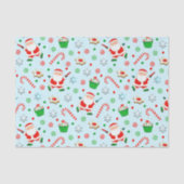 Golf-Weihnachtsfeier Seidenpapier (Vorderseite)