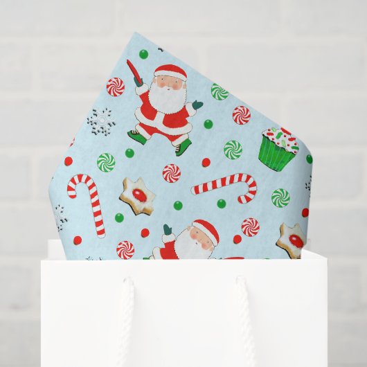 Golf-Weihnachtsfeier Seidenpapier (Geschenktüte)