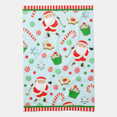 Golf Weihnachtsfeiertag Geschirrtuch (Vertikal)