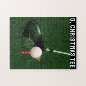 Golf Weihnachtsfeiertag Puzzle (Horizontal)