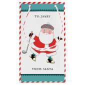 Golf Weihnachtsfest Kleine Geschenktasche Kleine Geschenktüte (Rückseite)