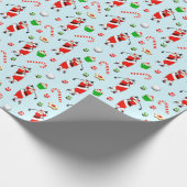 Golf Weihnachtsgeschenk Geschenkpapier (Ecke)