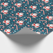 Golf-Weihnachtsgeschenk Geschenkpapier (Ecke)
