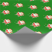 Golf-Weihnachtsgeschenk Geschenkpapier (Ecke)