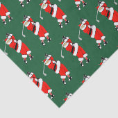 Golf Weihnachtsgeschenk Seidenpapier (Ausschnitt)