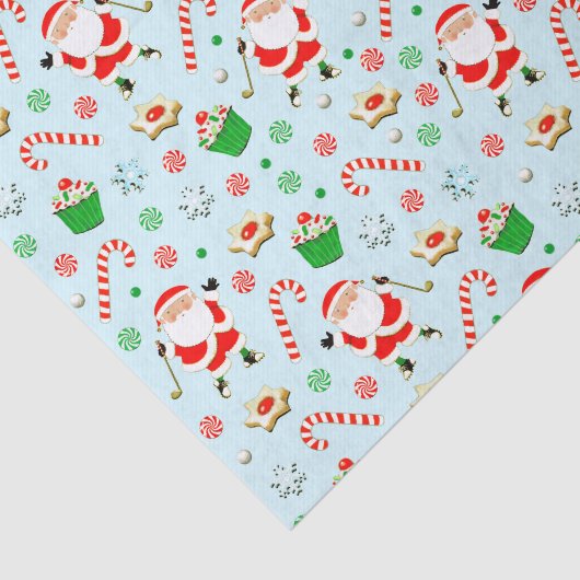 Golf Weihnachtsgeschenk Seidenpapier (Ausschnitt)