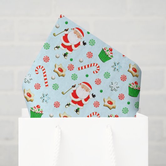 Golf Weihnachtsgeschenk Seidenpapier (Geschenktüte)