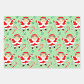 Golf Weihnachtsgeschenk Wrapping Paper Geschenkpapier Set (Vorderseite)