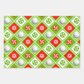 Golf Weihnachtsgeschenk Wrapping Paper Geschenkpapier Set (Vorderseite 2)