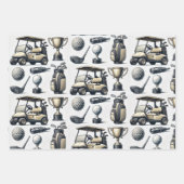Golf-Weihnachtsgeschenke für Golfer Geschenkpapier Set (Vorderseite 2)