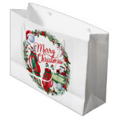 Golf-Weihnachtsgeschenke für Golfer Große Geschenktüte (Vorderseite Schrägansicht)