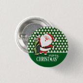 Golf Weihnachtsgeschenke Golf thematisch Button (Vorne & Hinten)