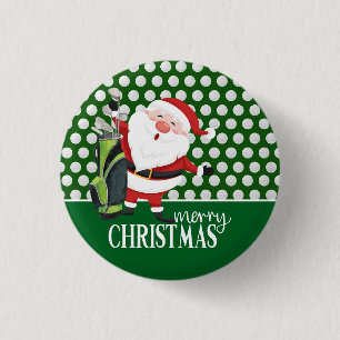 Golf Weihnachtsgeschenke Golf thematisch Button