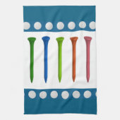 Golf Weihnachtsgeschenke Golf thematisch Geschirrtuch (Vertikal)