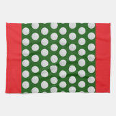 Golf Weihnachtsgeschenke Golf thematisch Geschirrtuch (Horizontal)