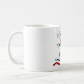 Golf-Weihnachtsgrüße-Kaffeetasse mit Golfball Kaffeetasse (Links)