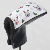 Golf-Weihnachtshirsch Golf Headcover (3/4 Vorderseite)