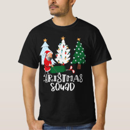 Golf Weihnachtskneipe mit Weihnachtsmann am Weihna T-Shirt
