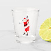 Golf Weihnachtskollektiv Schnapsglas (Vorderseite)