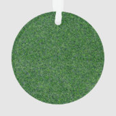 Golf-Weihnachtskranz mit Golfernamen Ornament (Rückseite)