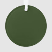 Golf-Weihnachtskranz Ornament (Rückseite)