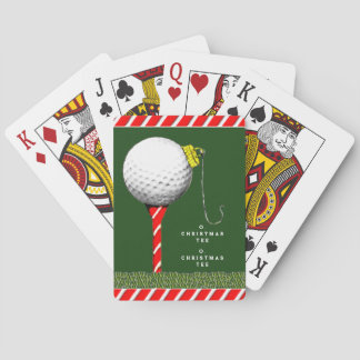 Golf-Weihnachtsstrumpf-Füller Spielkarten