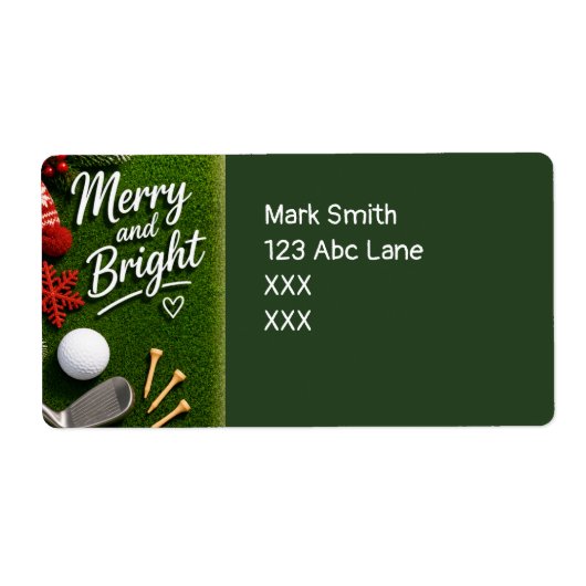 Golf Weihnachtsthema (Vorne)