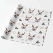 Golf-Weihnachtsthema  Geschenkpapier (Ungerollt)