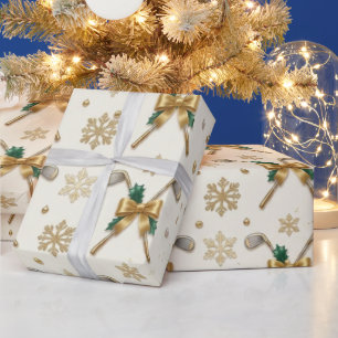 Golf Weihnachtsthema  Geschenkpapier