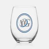 Golf Weinglas Ohne Stiel (Vorderseite)