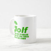 Golf, welche Männer tun Kaffeetasse (Vorderseite Links)