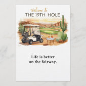 Golf Welcome to golfer house  FOR Arizona cocktail Einladung (Vorderseite)