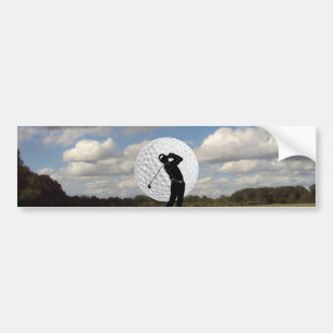 Golf-Welt Autoaufkleber