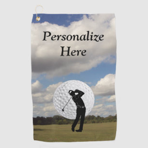 Golf-Welt für Golfspieler Golfhandtuch