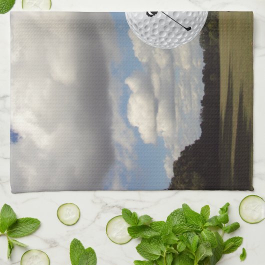 Golf-Welt Geschirrtuch (Gefaltet)