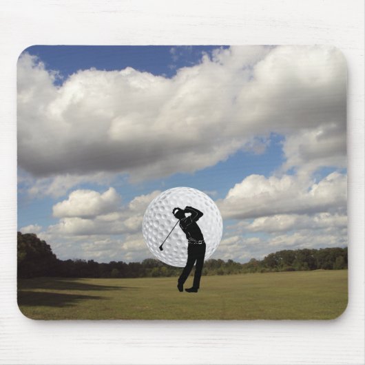 Golf-Welt Mousepad (Vorne)