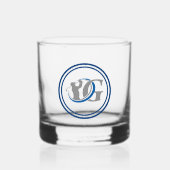 Golf Whiskyglas (Vorderseite)