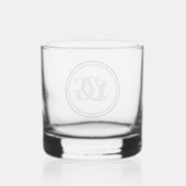 Golf Whiskyglas (Rückseite)