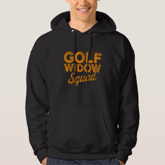 Golf-Widow-Ehefrau Squad Golfer Golfspielen 1 Hoodie (Vorderseite)