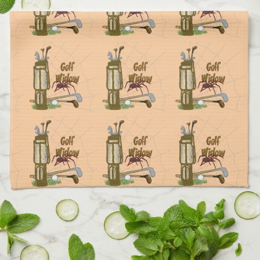 Golf Widow Geschirrtuch (Gefaltet)