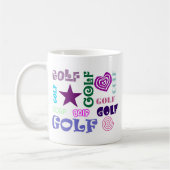 Golf-Wiederholen Kaffeetasse (Links)