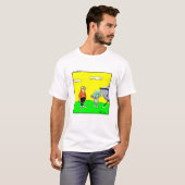 Golf "Wild Shot" Spaß Tee Shirt (Vorne ganz)