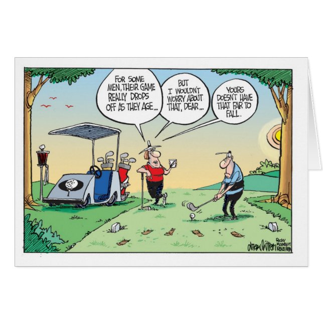 Golf wird alt (Vorderseite (Horizontal))