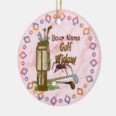 Golf Witwe Golf Keramik Ornament (Links)