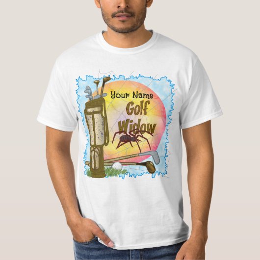 Golf Witwe T-Shirt (Vorderseite)