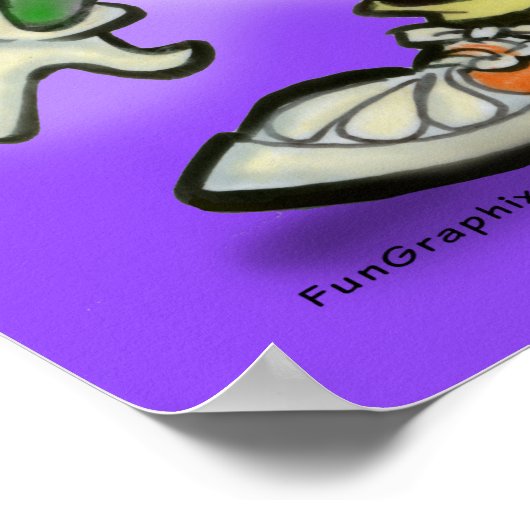 Golf Wizard Poster (Ecke)