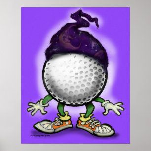 Golf Wizard Poster