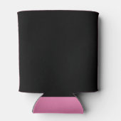 Golf Woman Swing Swee wiederholen Schwarz und Rosa Dosenkühler (Rückseite)