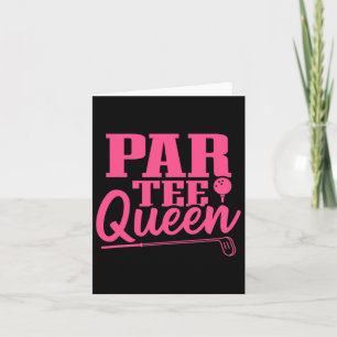 Golf Women Par T-Shirt Queen Golf Clubs Golf Golf Karte