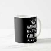Golf World ist der beste Golfer Kaffeetasse (VorderseiteRechts)